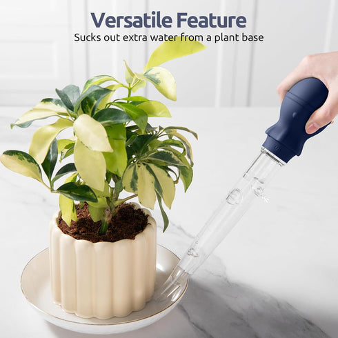 U-Taste 1.5oz Angled Turkey Baster - 228.2ºF Heat Resistant Food Grade Tritan and Silicone Large Octopus Bulb Baster Set with Cleaning Brush for C...